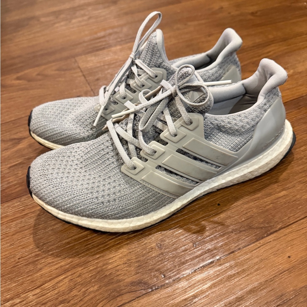 Adidas Light Gray Athletic Sneakers